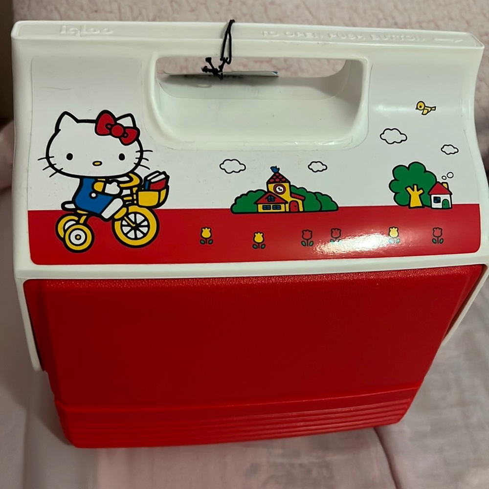 Hello kitty mini cooler